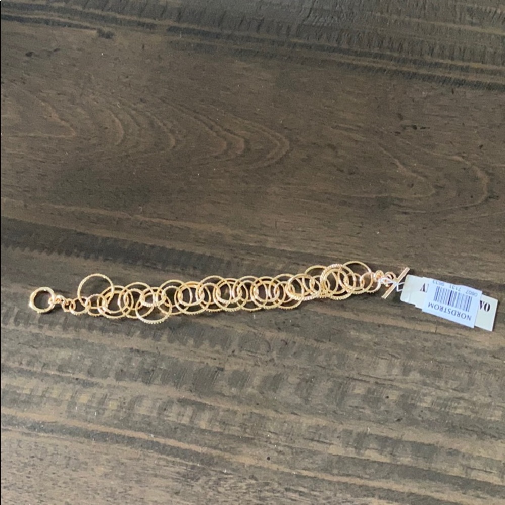 Gold bracelet.